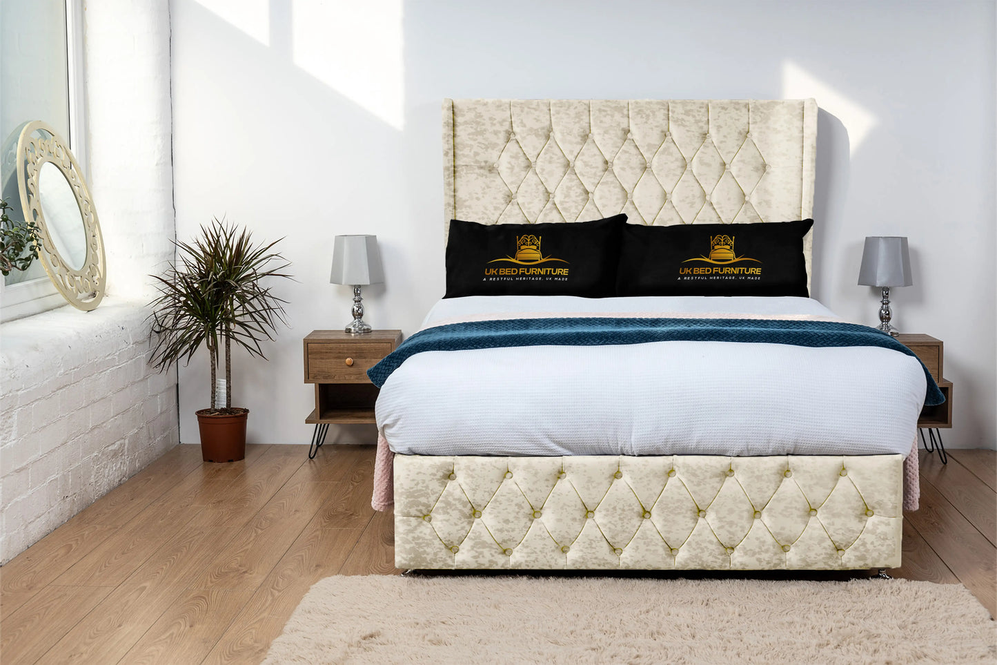 Luxor Wingback Divan Bed