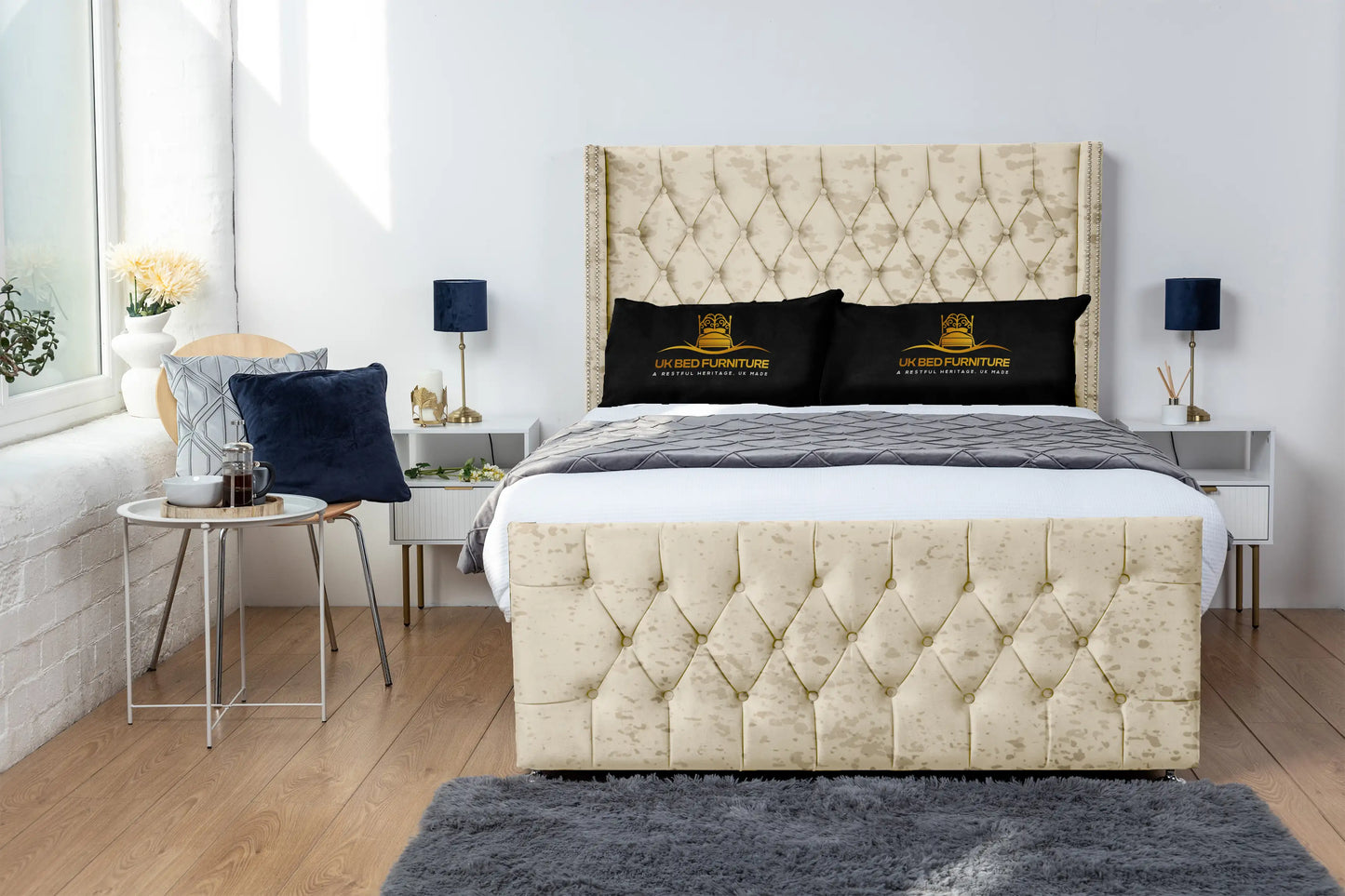 Emily Wingback Divan Bed