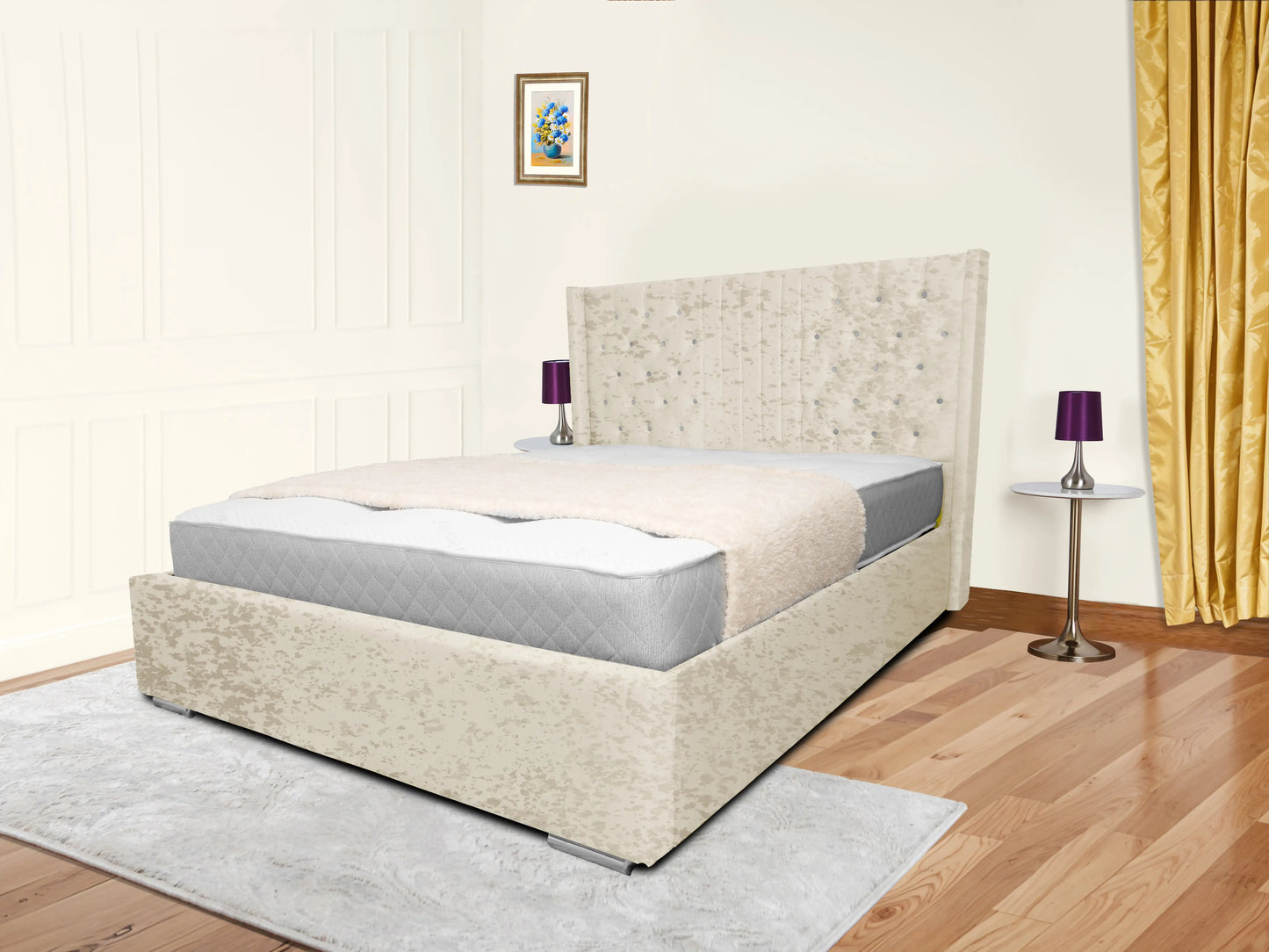 Middleton Winged Upholstered Bed