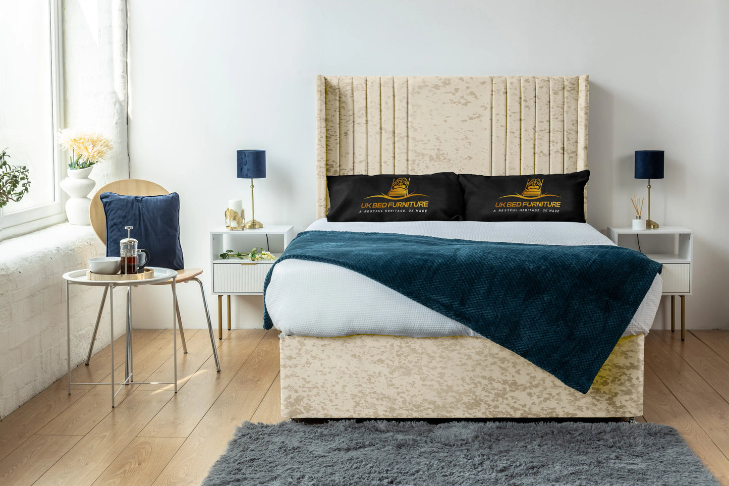 Skyline wingback Divan Bed