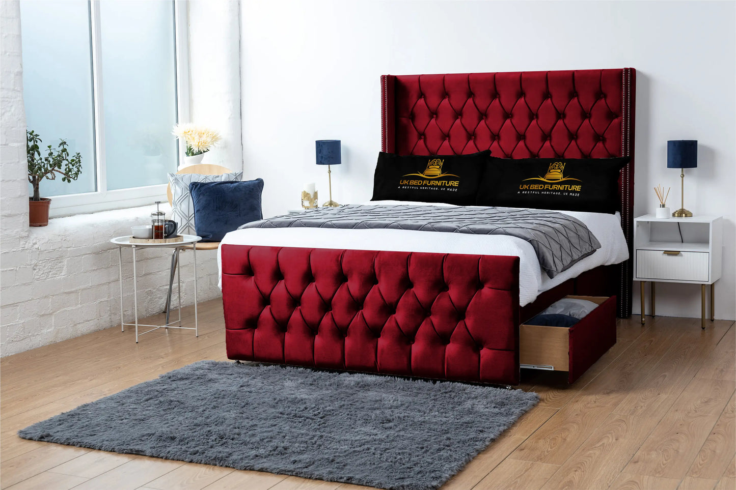 Emily Wingback Divan Bed