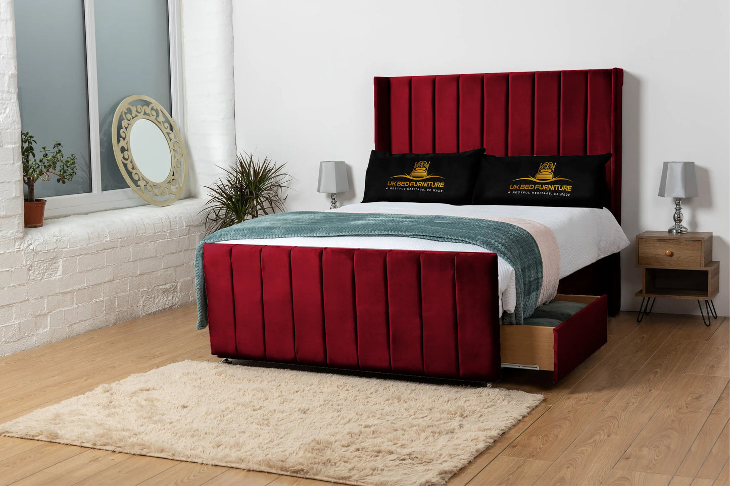 Seoul Wingback Divan Bed