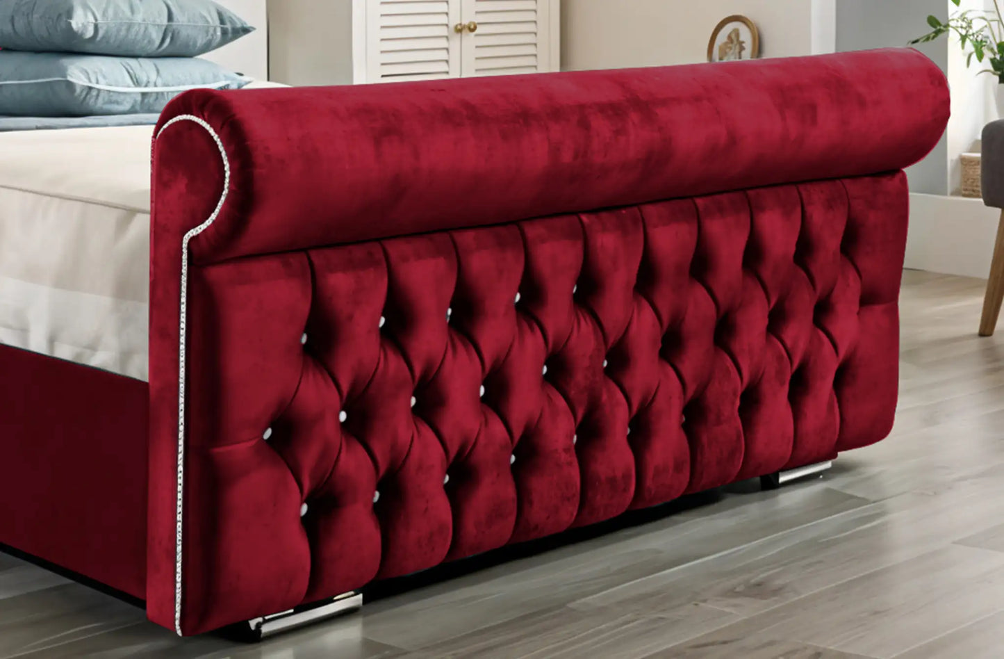 Arcade Sleigh Upholstered Bed