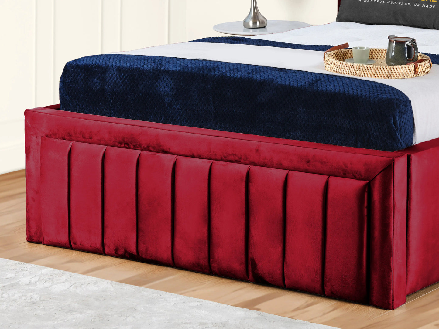 Grand panel Upholstered bed