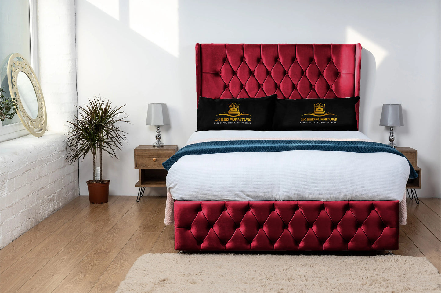 Luxor Wingback Divan Bed