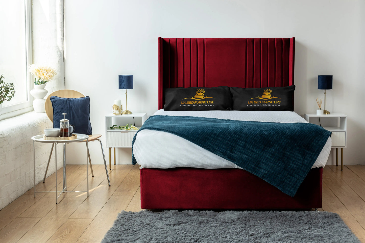 Skyline wingback Divan Bed