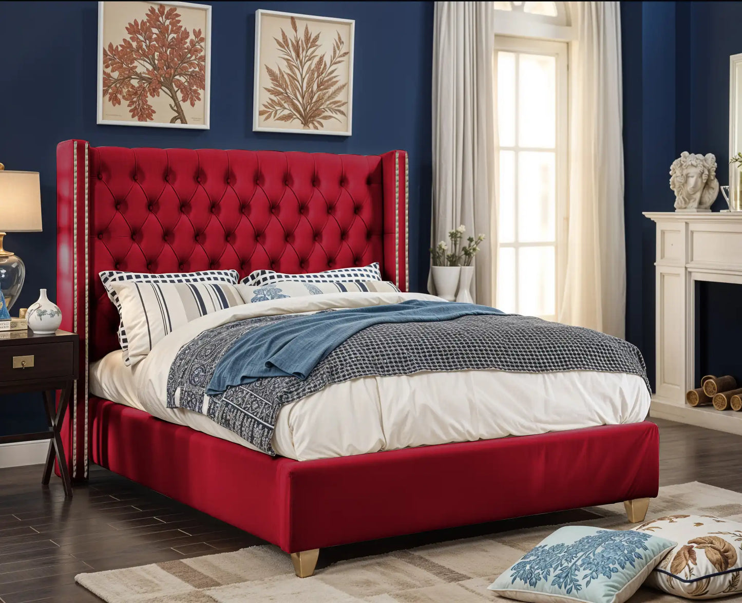 Designed Upholstered Bed