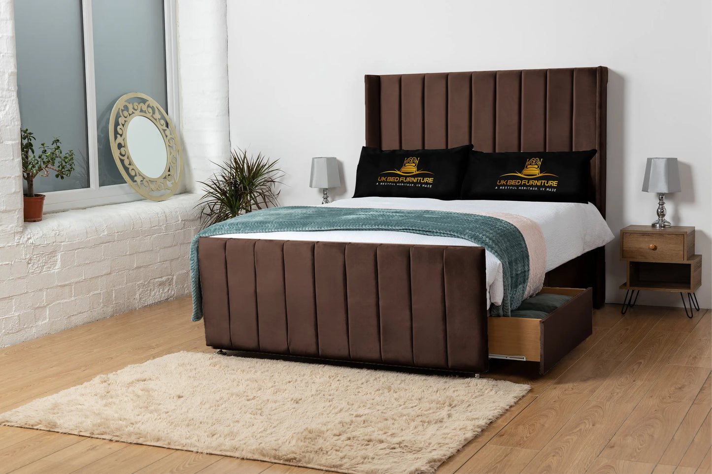 Seoul Wingback Divan Bed