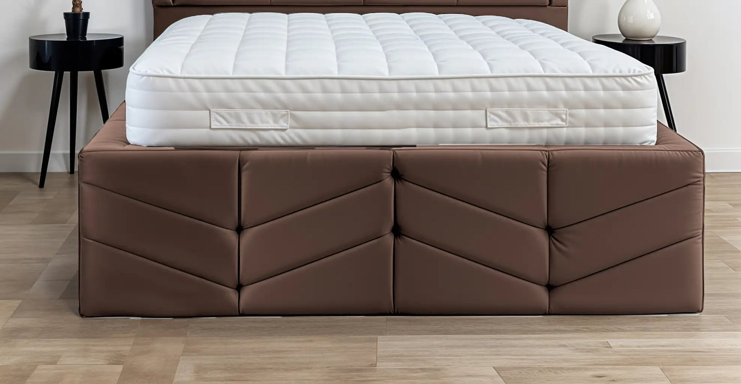 Indulgence Border Upholstered Bed
