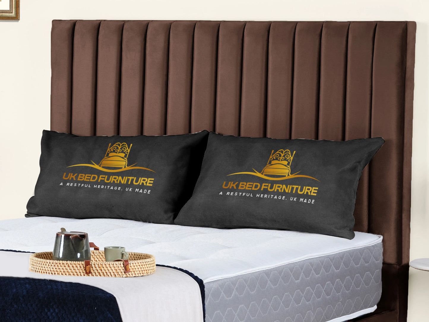 Milan upholstered bed