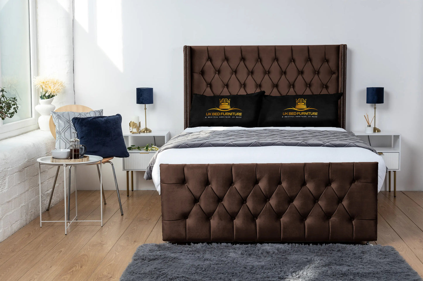 Emily Wingback Divan Bed