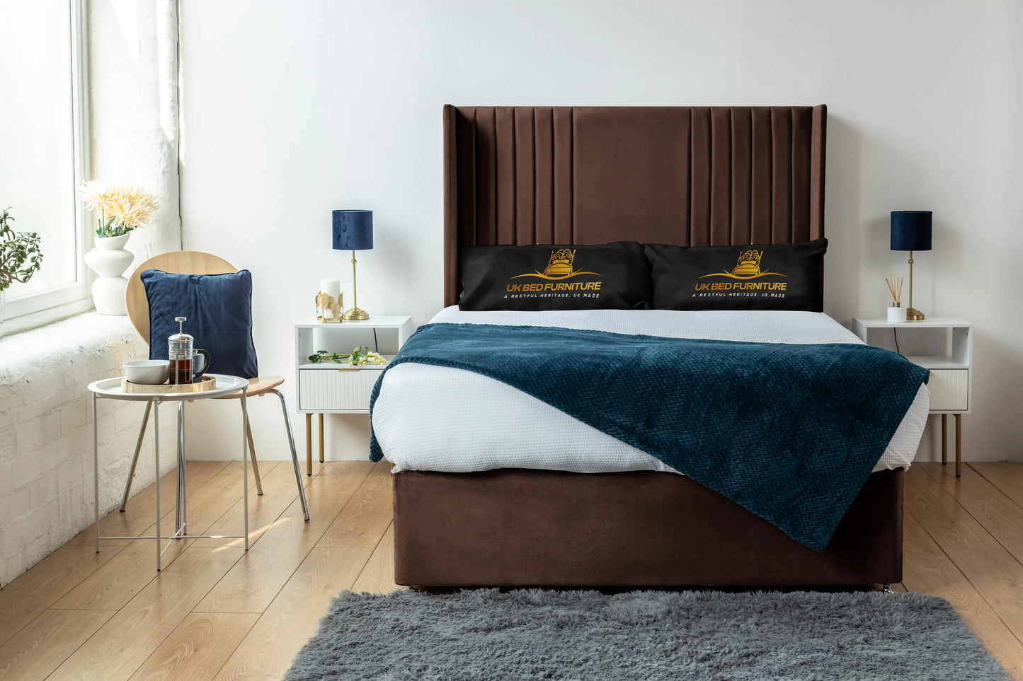 Skyline wingback Divan Bed