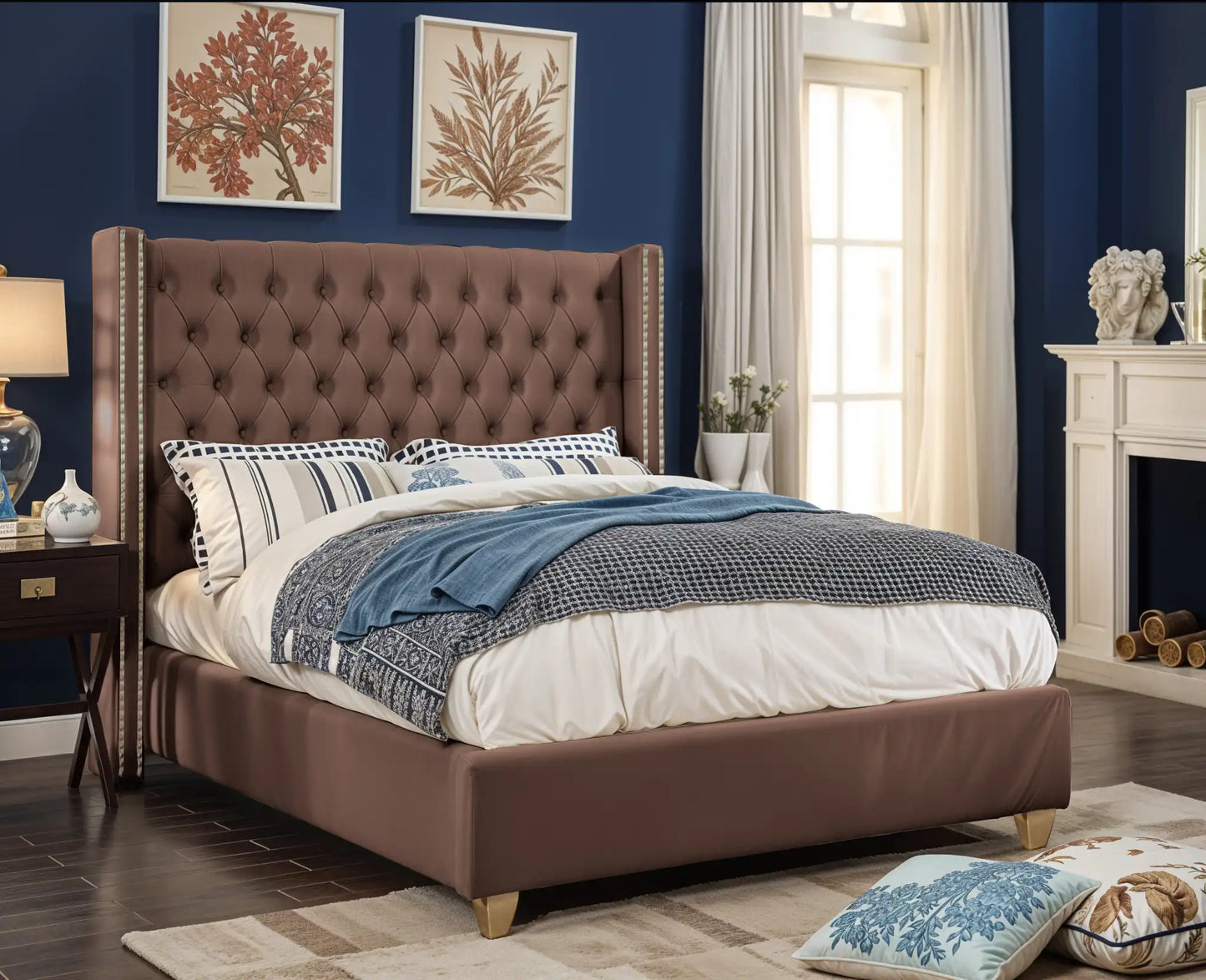 Designed Upholstered Bed