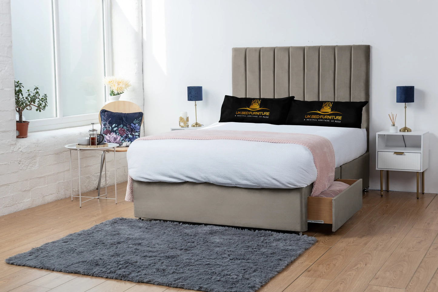Amelia Lined Divan Bed