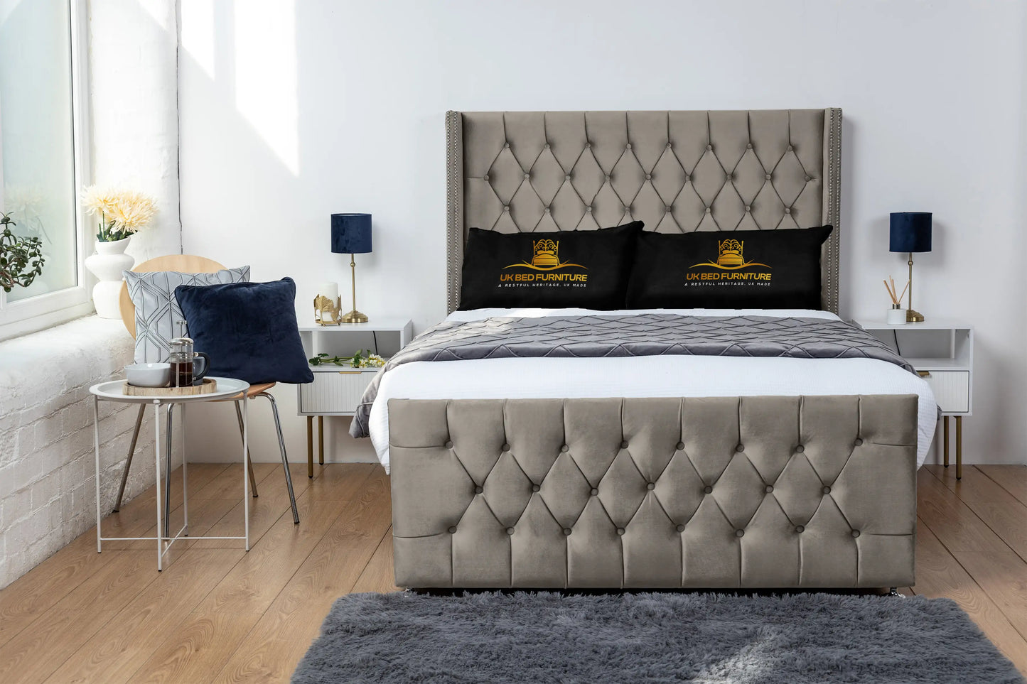 Emily Wingback Divan Bed