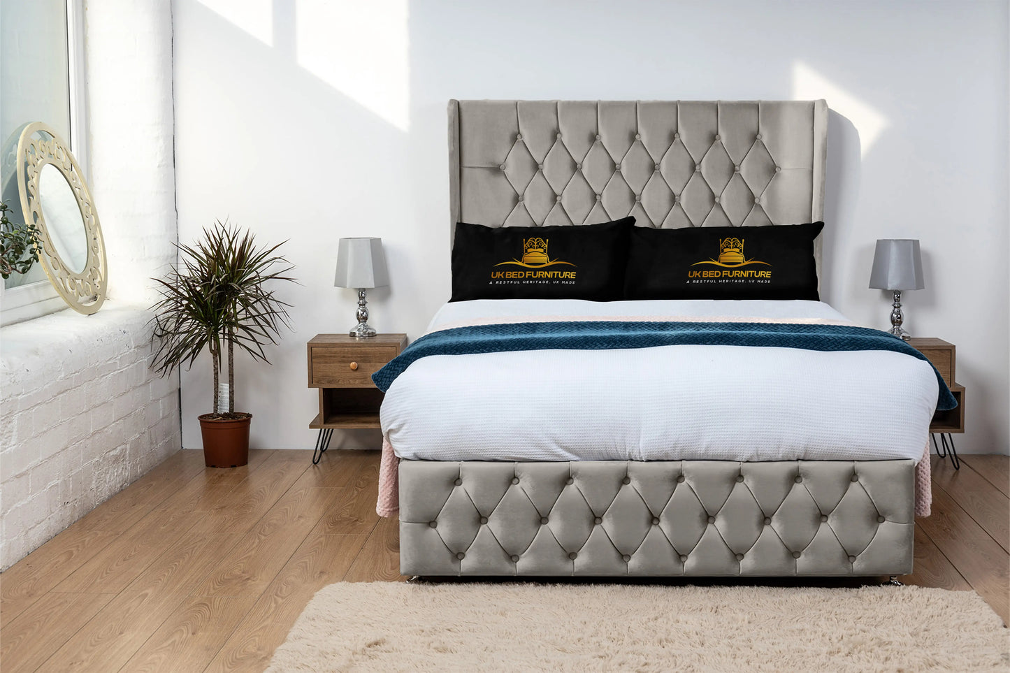 Luxor Wingback Divan Bed