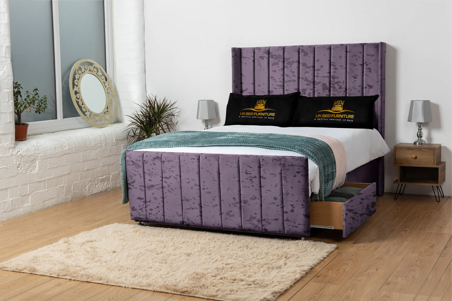 Seoul Wingback Divan Bed