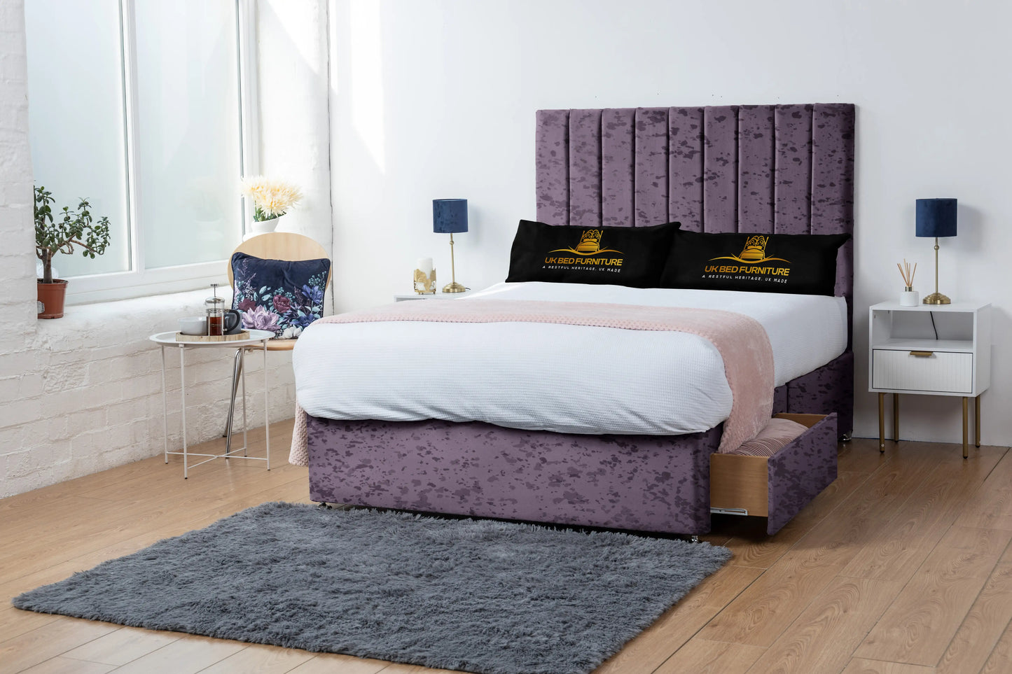 Amelia Lined Divan Bed