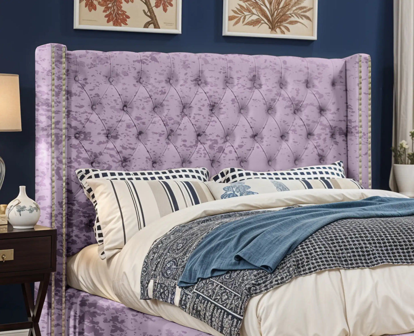 Designed Upholstered Bed