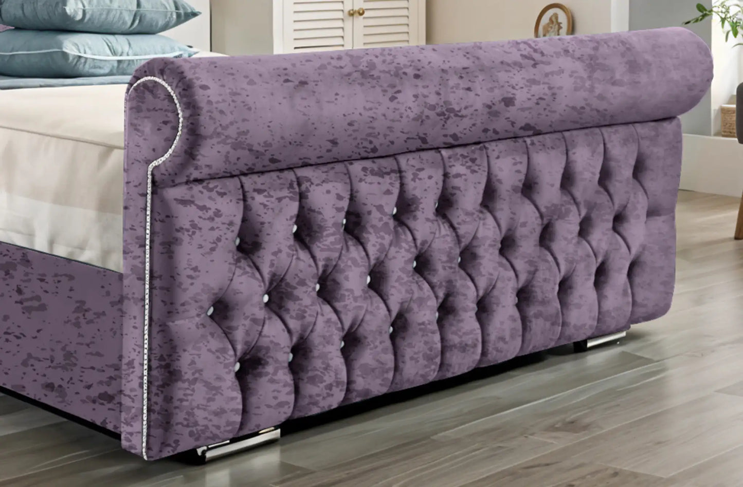 Arcade Sleigh Upholstered Bed