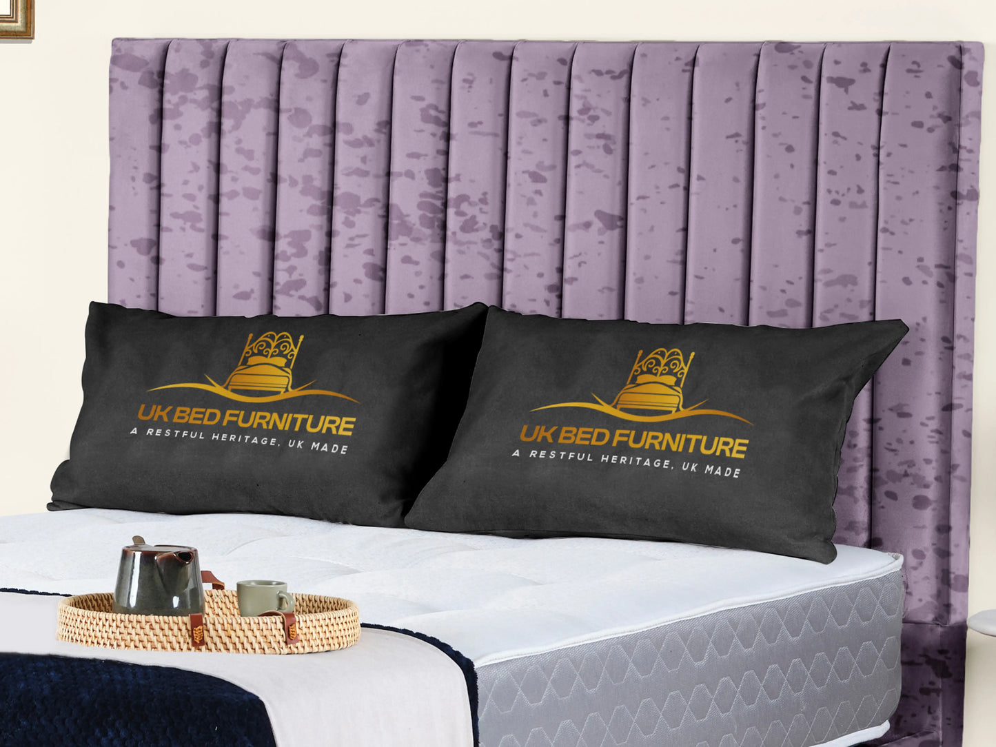 Milan upholstered bed