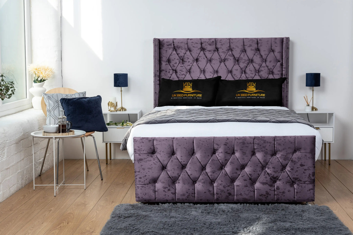 Emily Wingback Divan Bed
