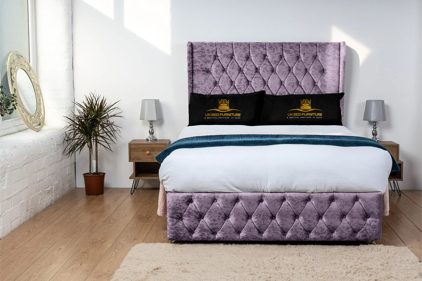 Luxor Wingback Divan Bed