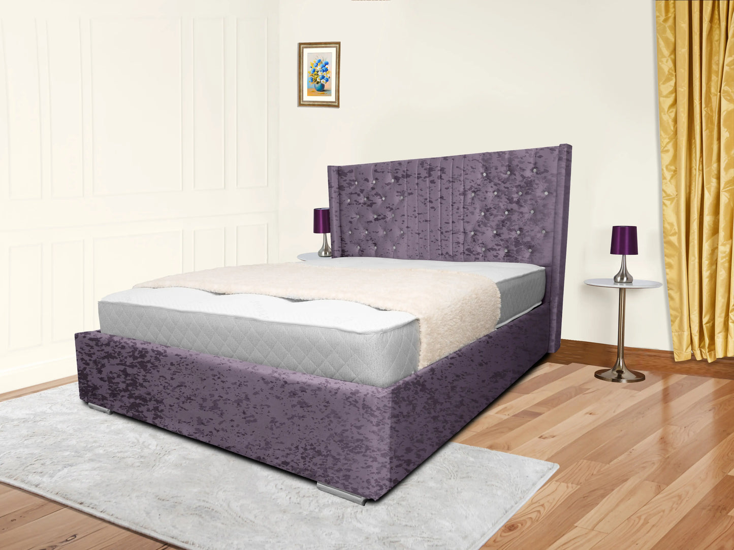 Middleton Winged Upholstered Bed