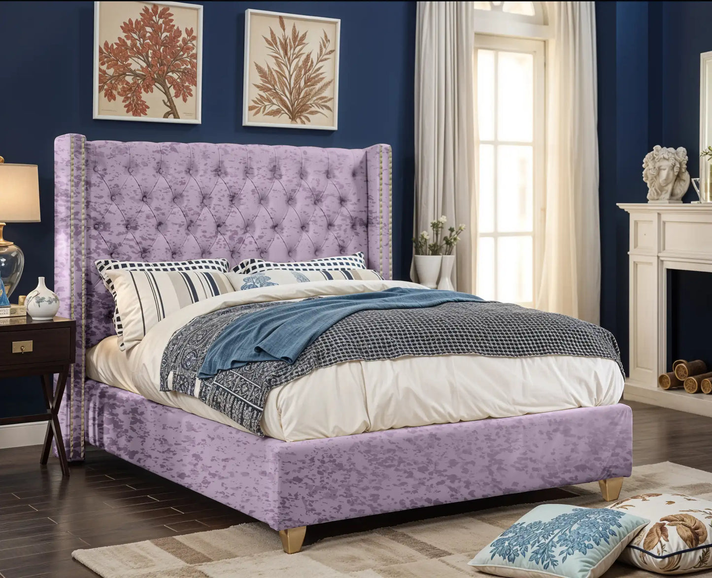 Designed Upholstered Bed