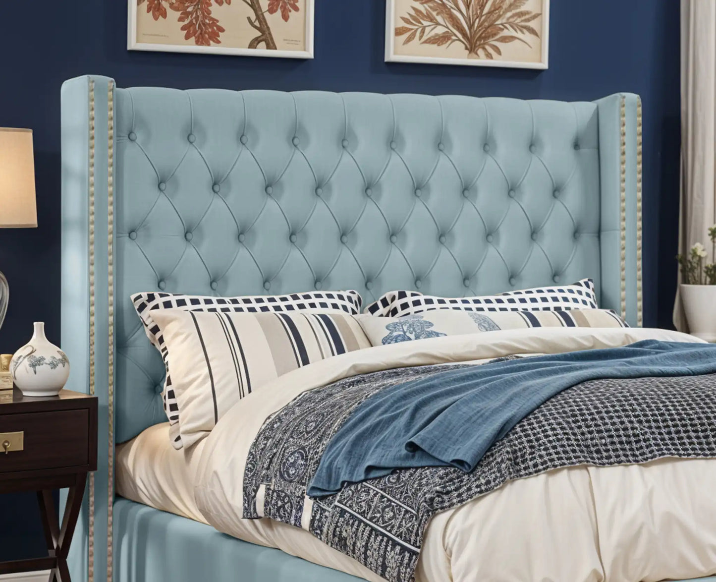 Designed Upholstered Bed