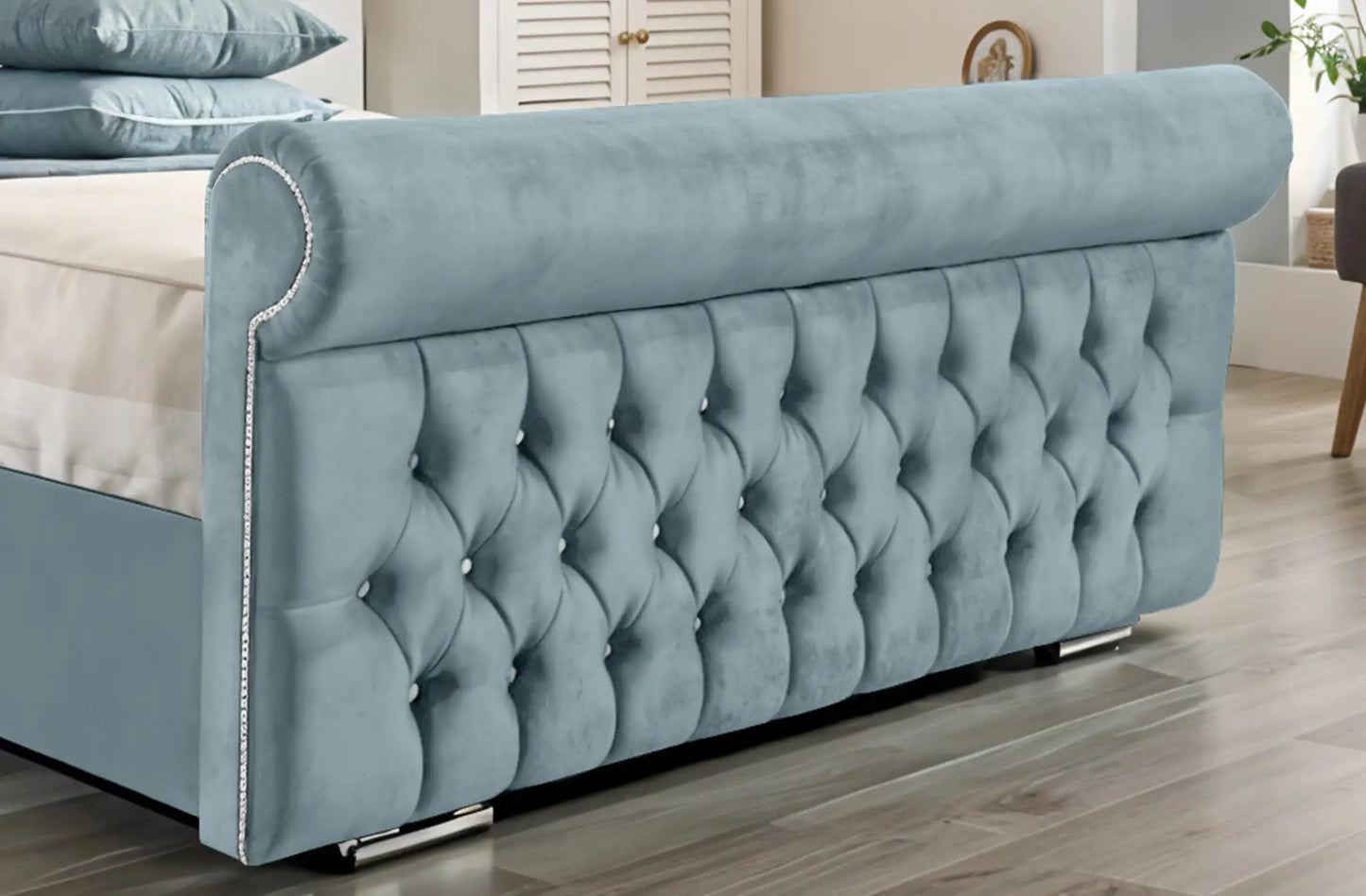 Arcade Sleigh Upholstered Bed