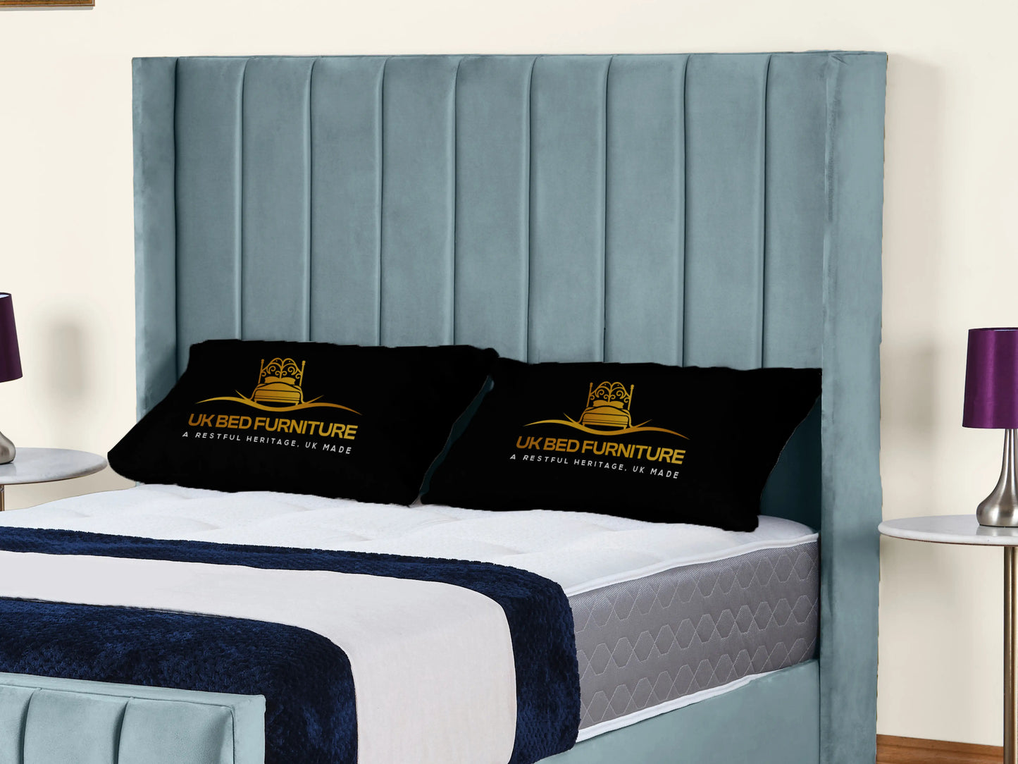 Empire Winged upholstered Bed