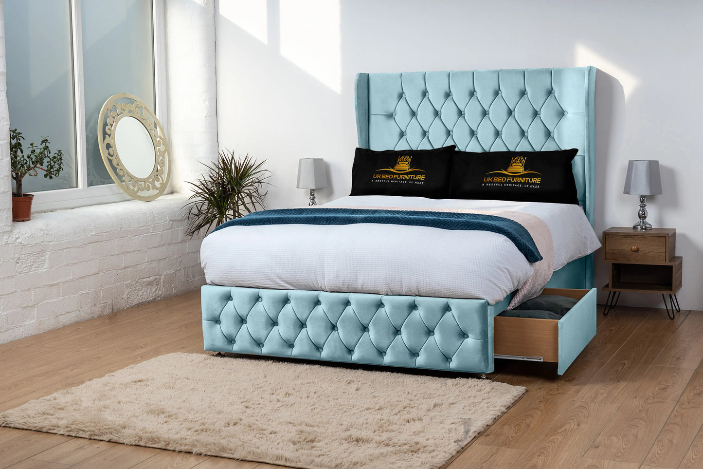 Luxor Wingback Divan Bed