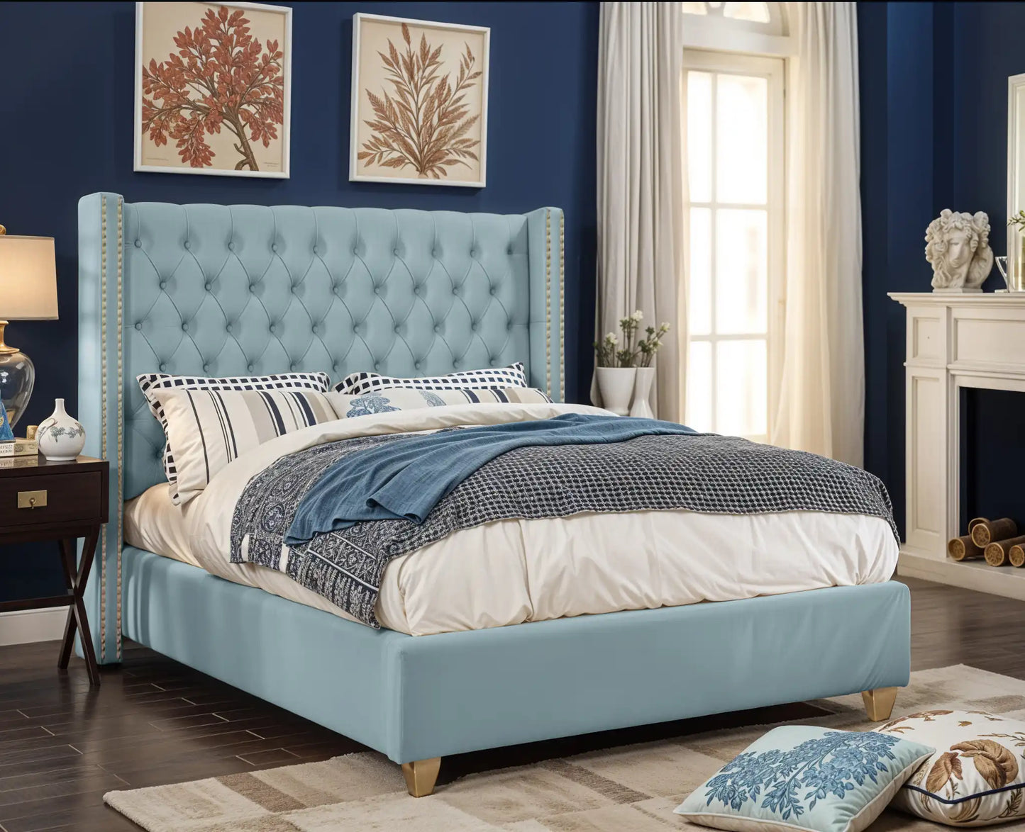Designed Upholstered Bed