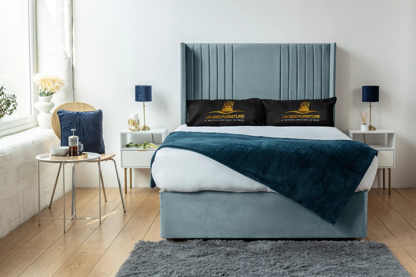 Skyline wingback Divan Bed