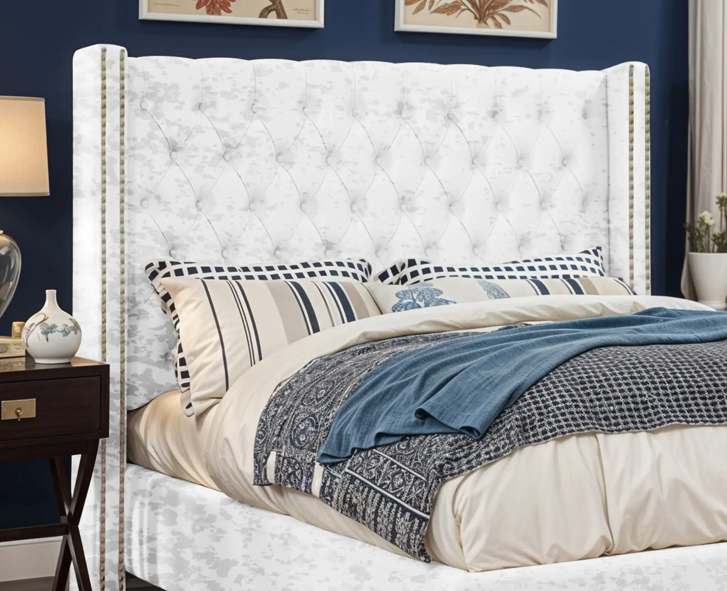 Designed Upholstered Bed