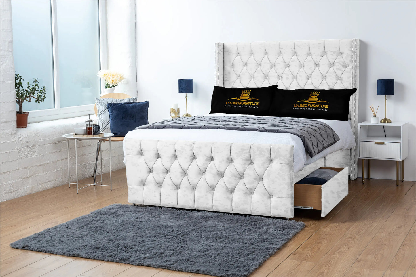 Emily Wingback Divan Bed
