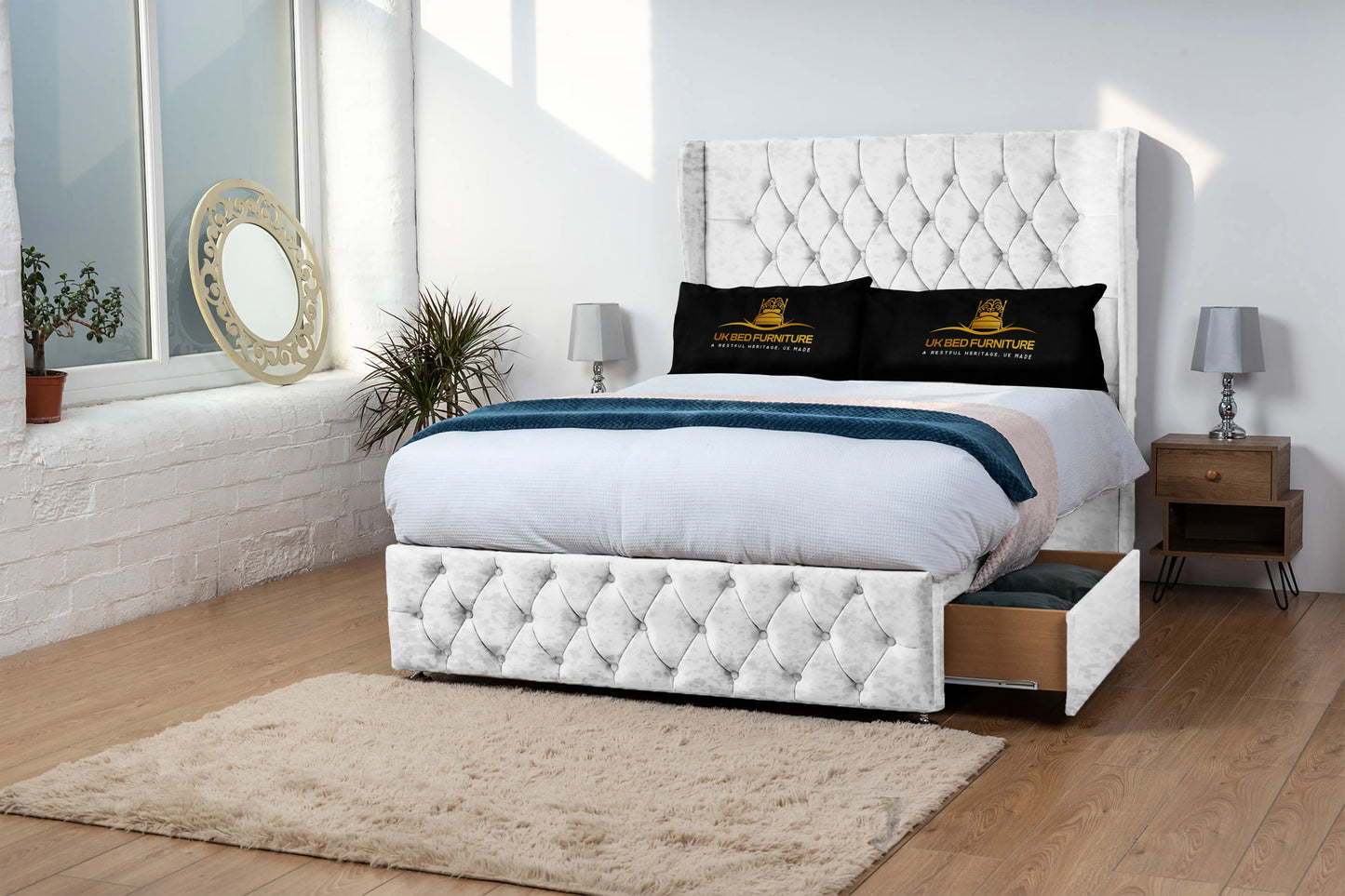 Luxor Wingback Divan Bed