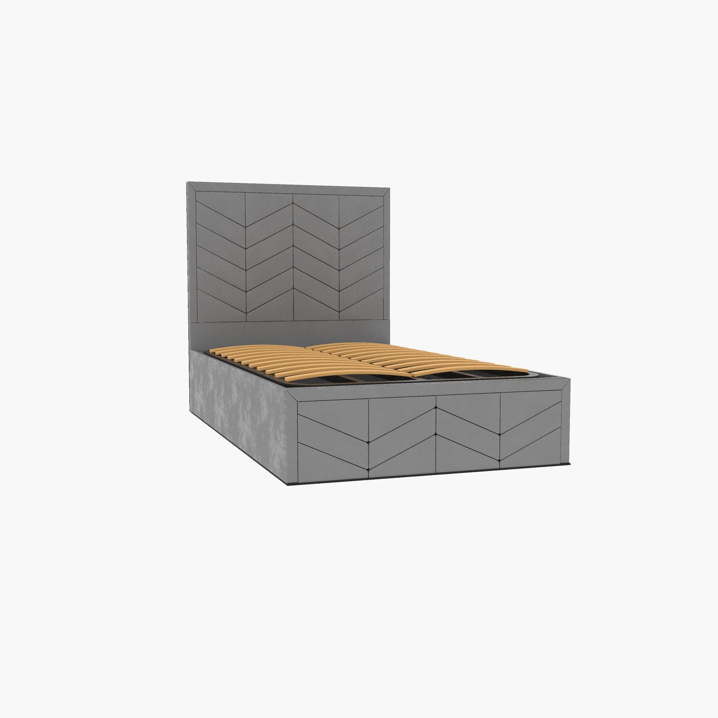 Indulgence Border Upholstered Bed