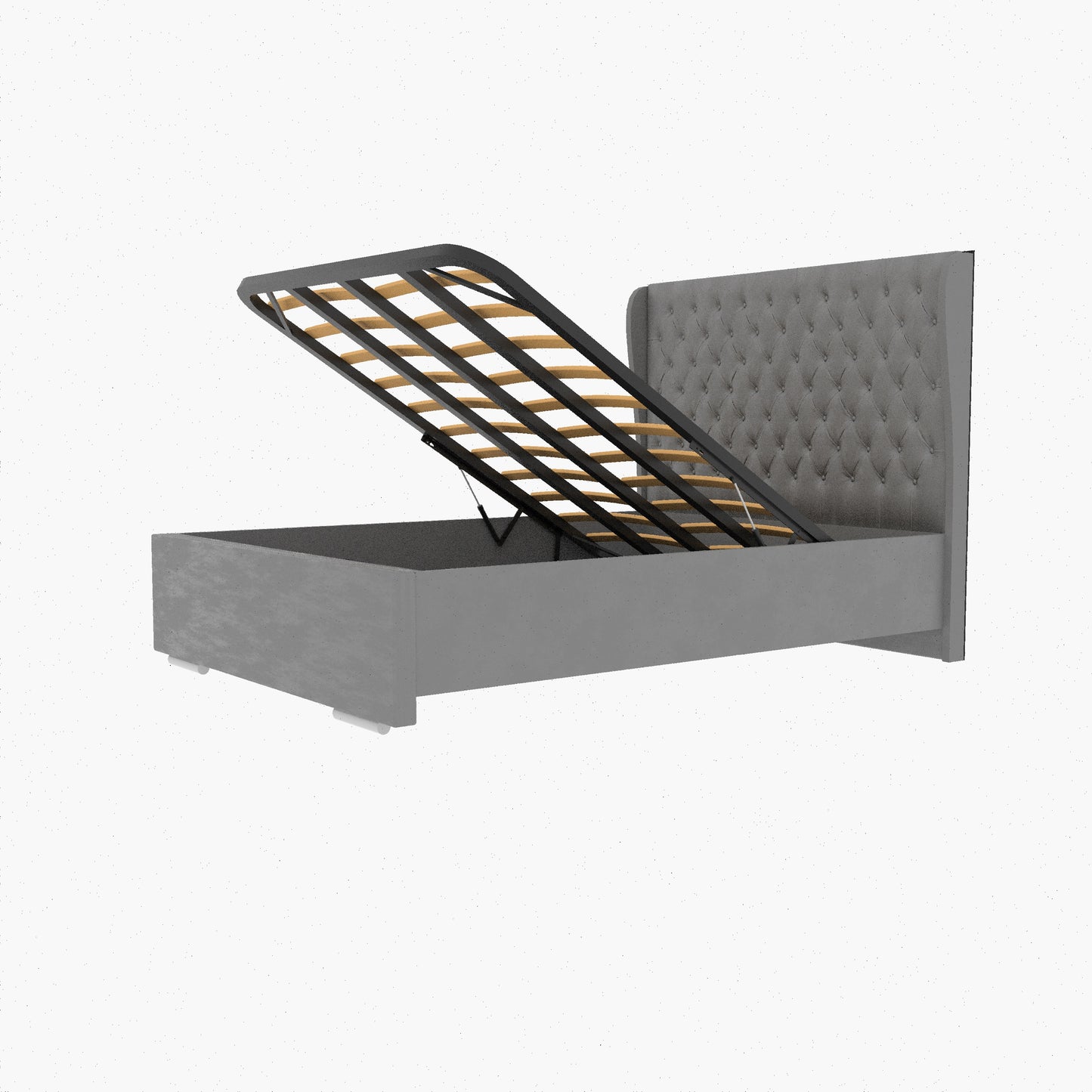 Miri Winged Upholstered Bed