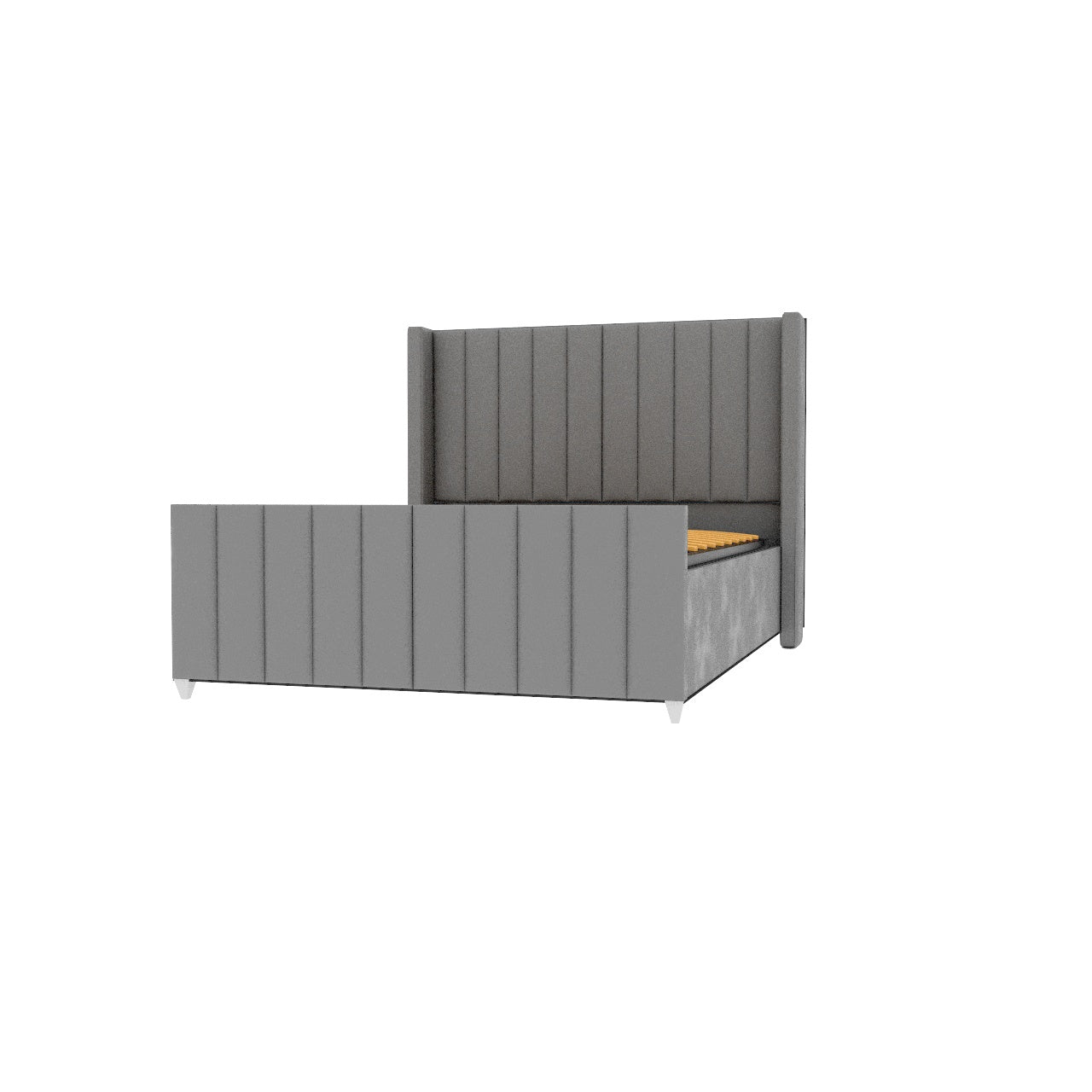 Empire Winged upholstered Bed
