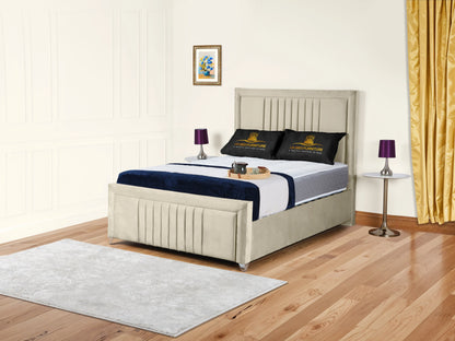Cannas upholstered bed