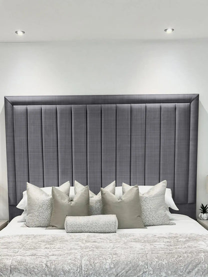 Hampton panel upholstered bed