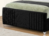 Elise lined winged Upholstered Bed