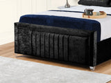 Cannas upholstered bed