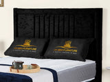Cannas upholstered bed