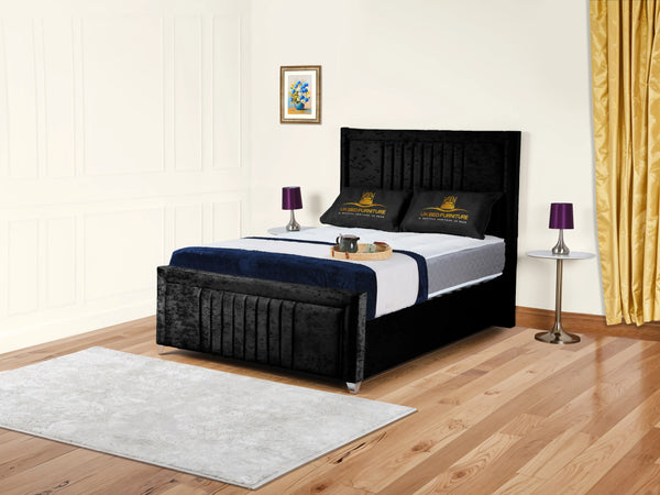 Cannas upholstered bed
