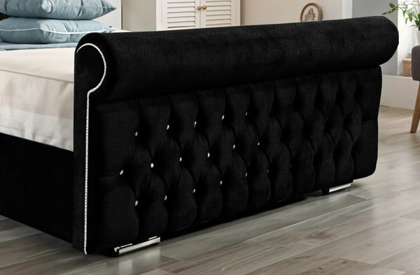 Arcade Sleigh Upholstered Bed