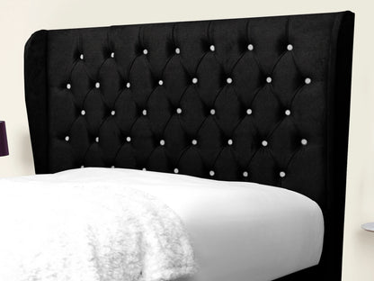 Miri Winged Upholstered Bed