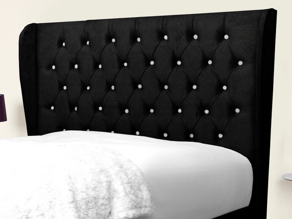 Miri Winged Upholstered Bed